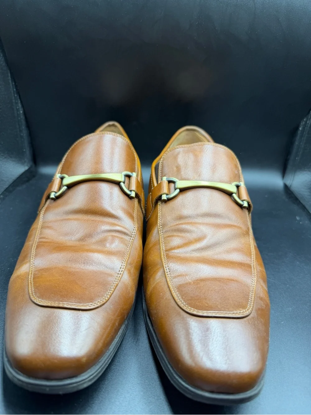 Call it spring Men's Tan Leather Bit Loafers